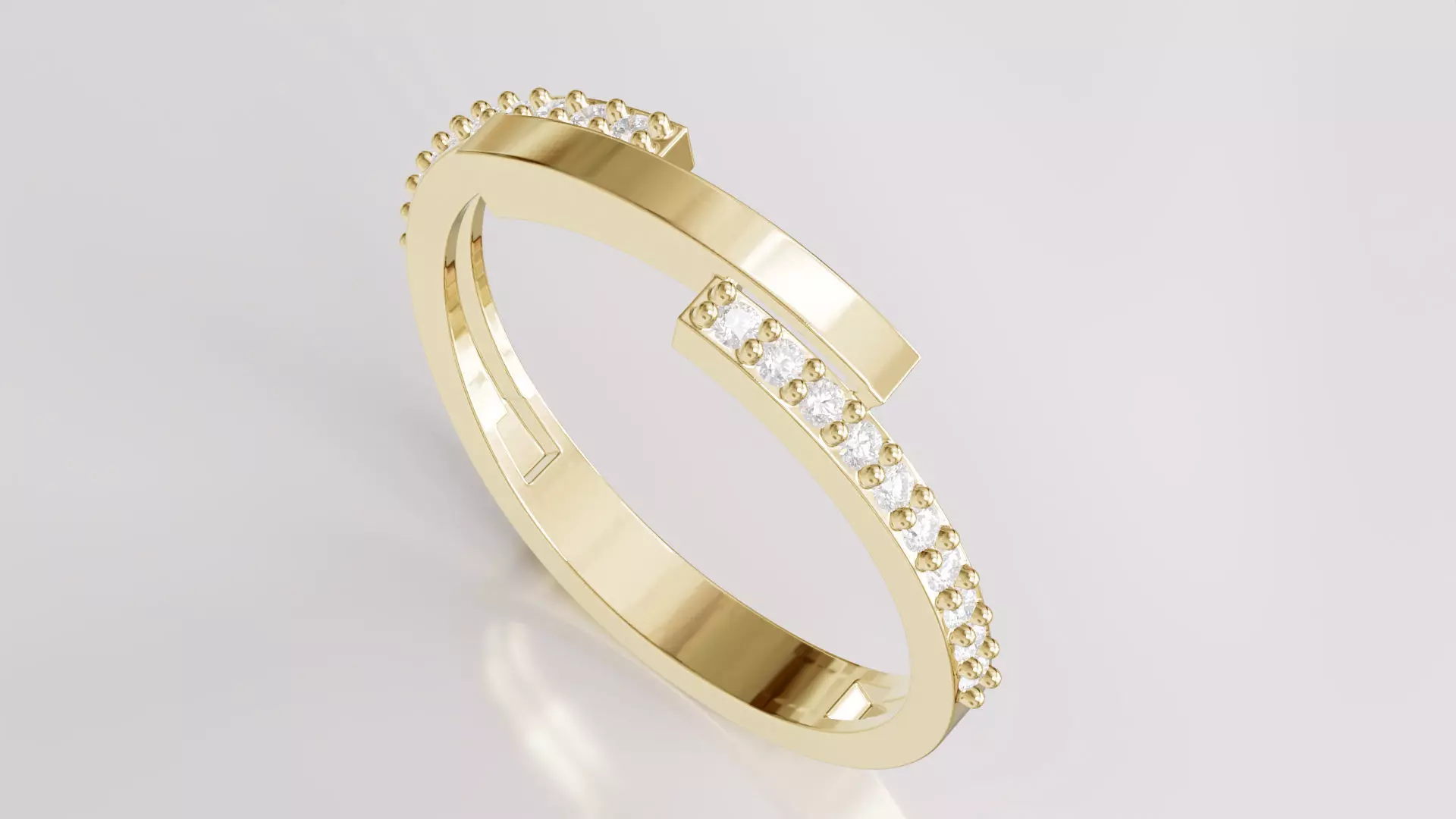 Jewelry Diamond Ring Model RG31 Free 3D print model