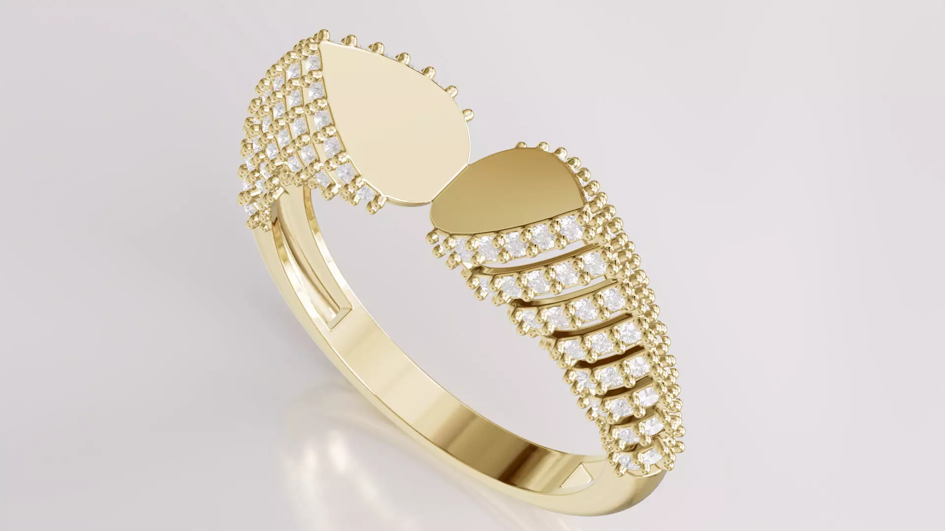 Jewelry Diamond Ring Model RG32 Free 3D print model