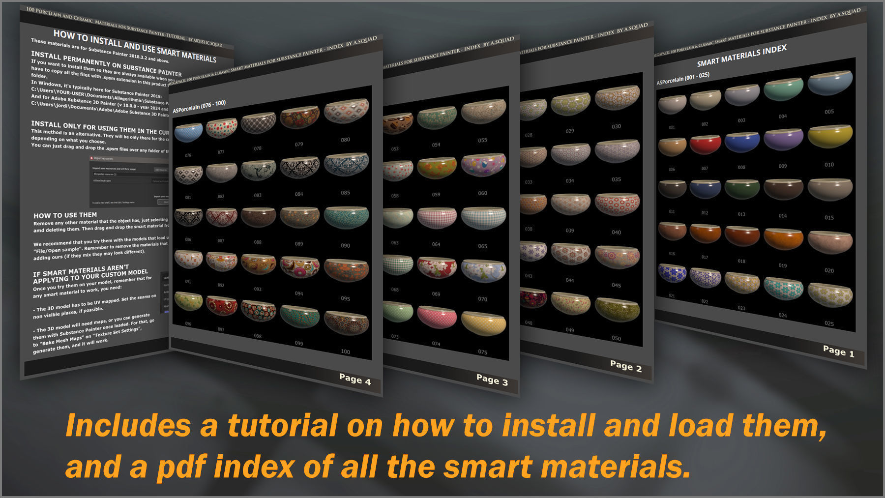 100 Porcelain and Ceramic smart materials for Substance Painter Texture_15