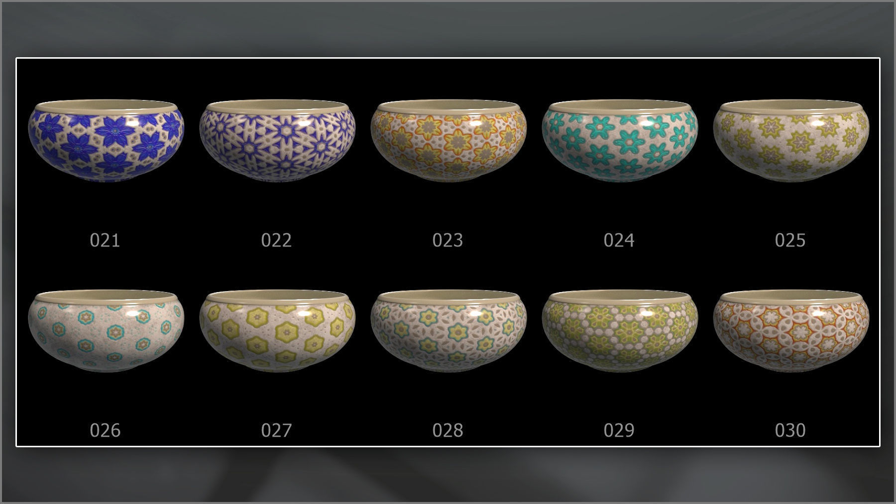 100 Porcelain and Ceramic smart materials for Substance Painter Texture_7