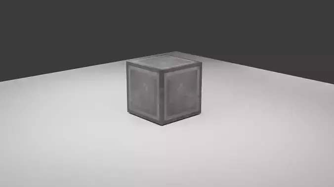 Netherite Block minecraft 3d  Model