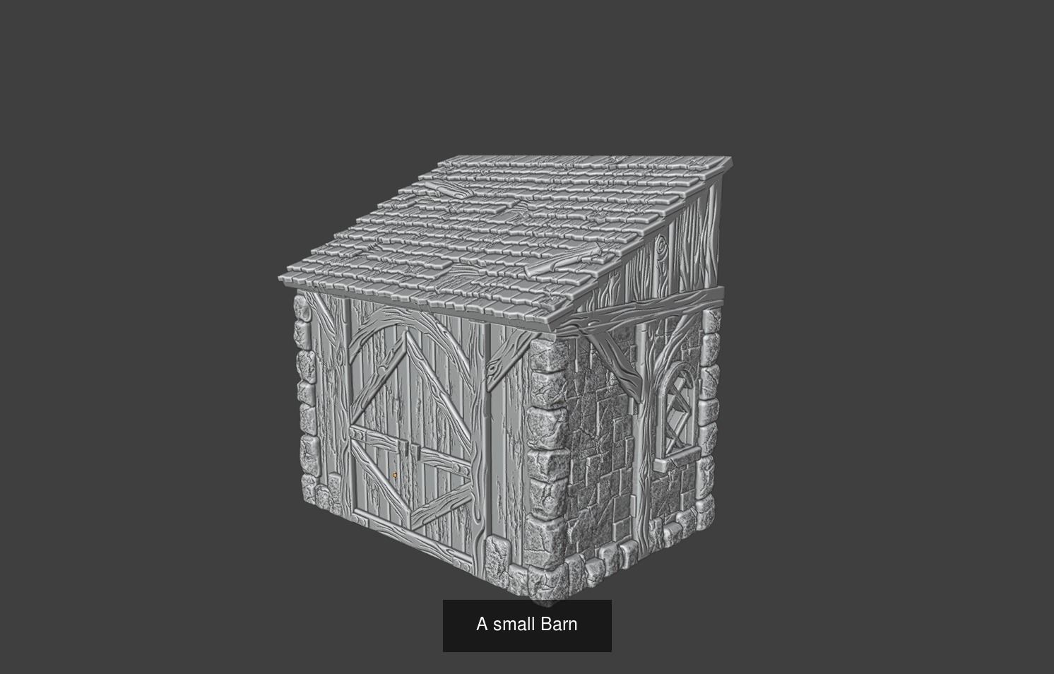 Medieval farmhouses 3D Model Collection_6