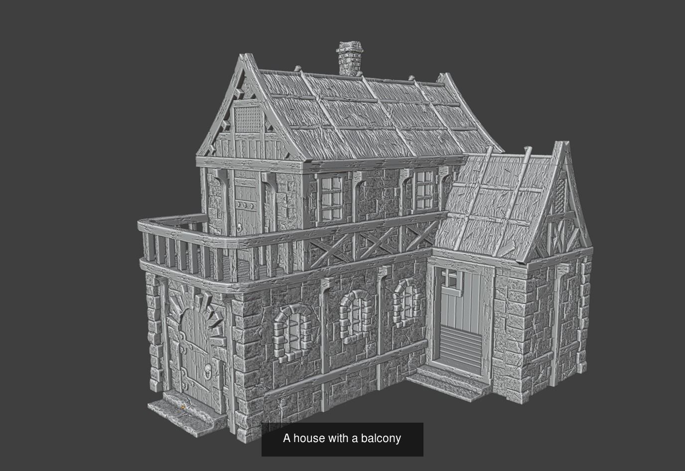 Medieval farmhouses 3D Model Collection_7