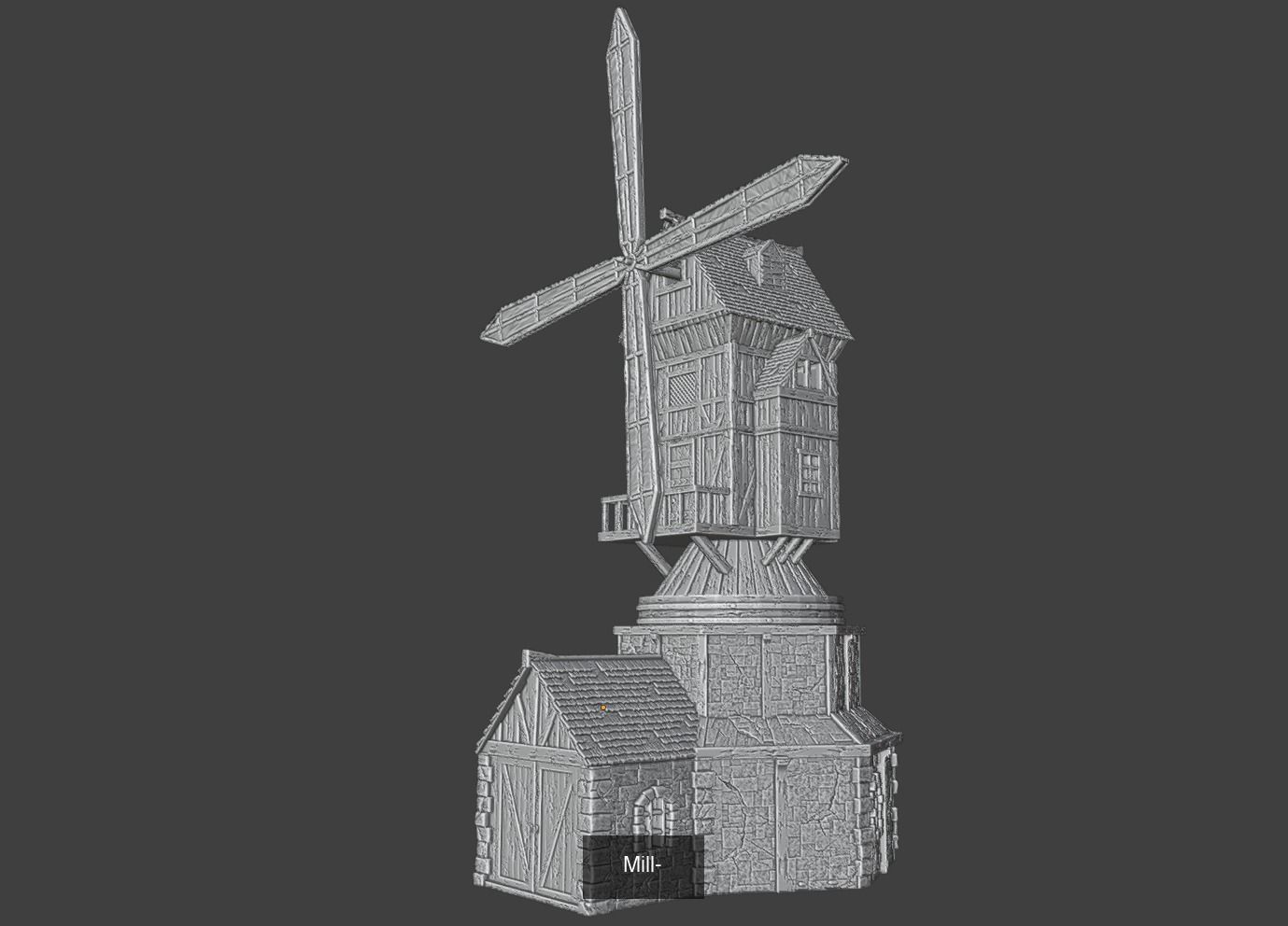 Medieval farmhouses 3D Model Collection_4