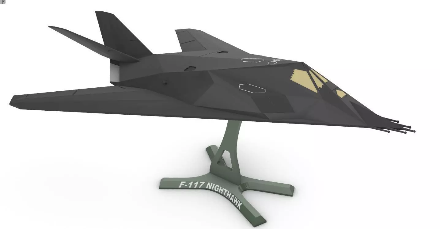 F-117 Nighthawk 3D print model_0