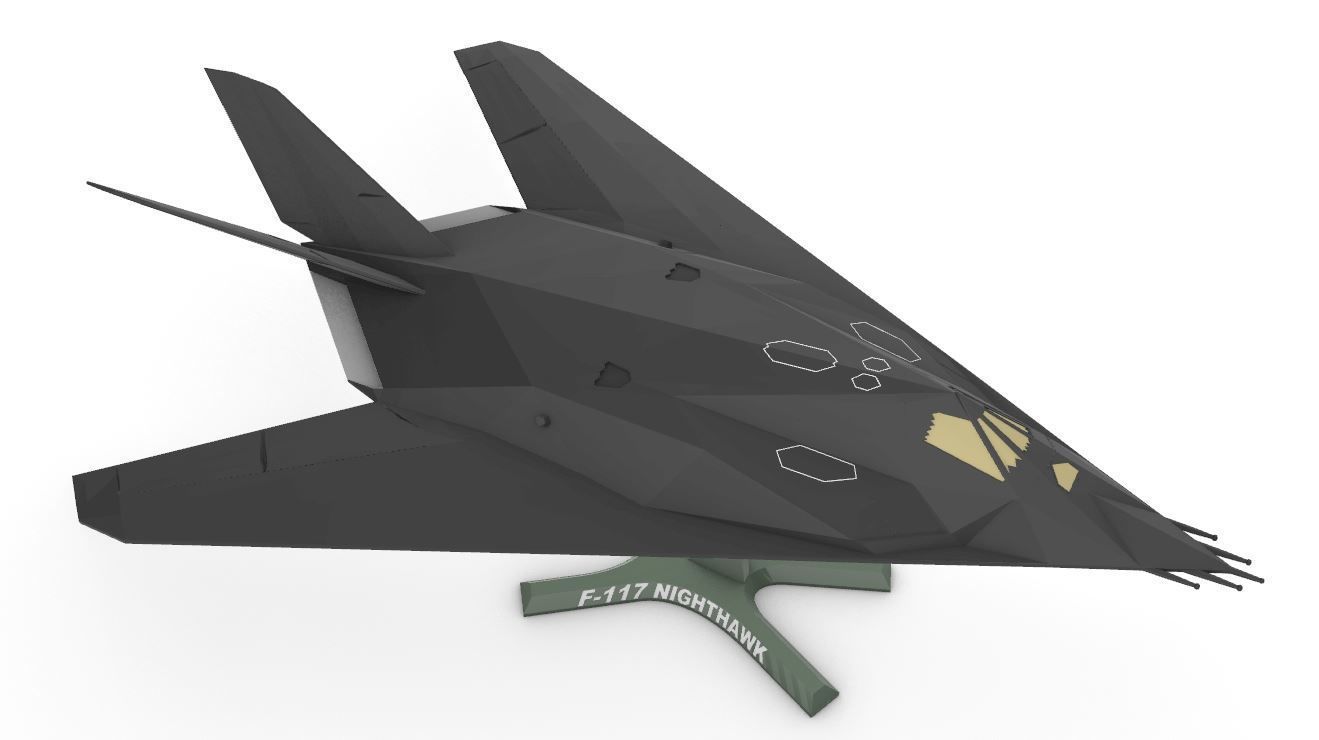 F-117 Nighthawk 3D print model_6