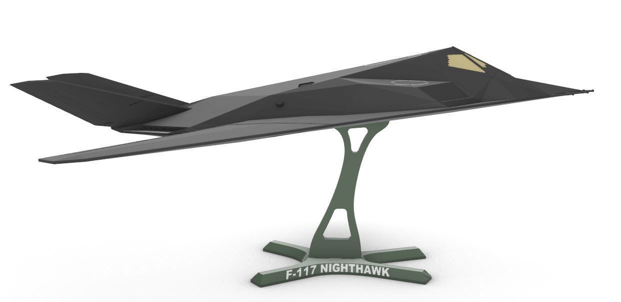 F-117 Nighthawk 3D print model_5