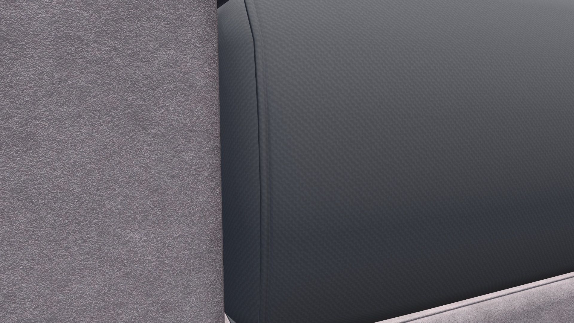 Vertex Leather 5 Seater Sofa Wip Pebble Low-poly 3D model_4