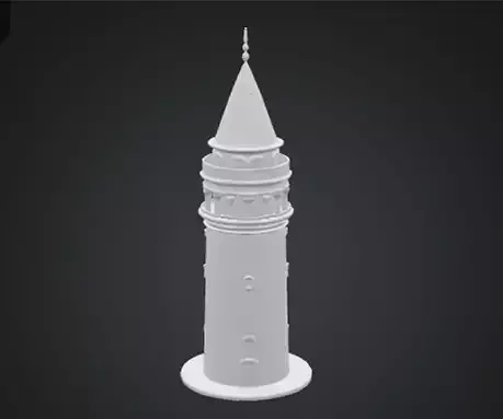Galata kulesi istanbul  3D print model