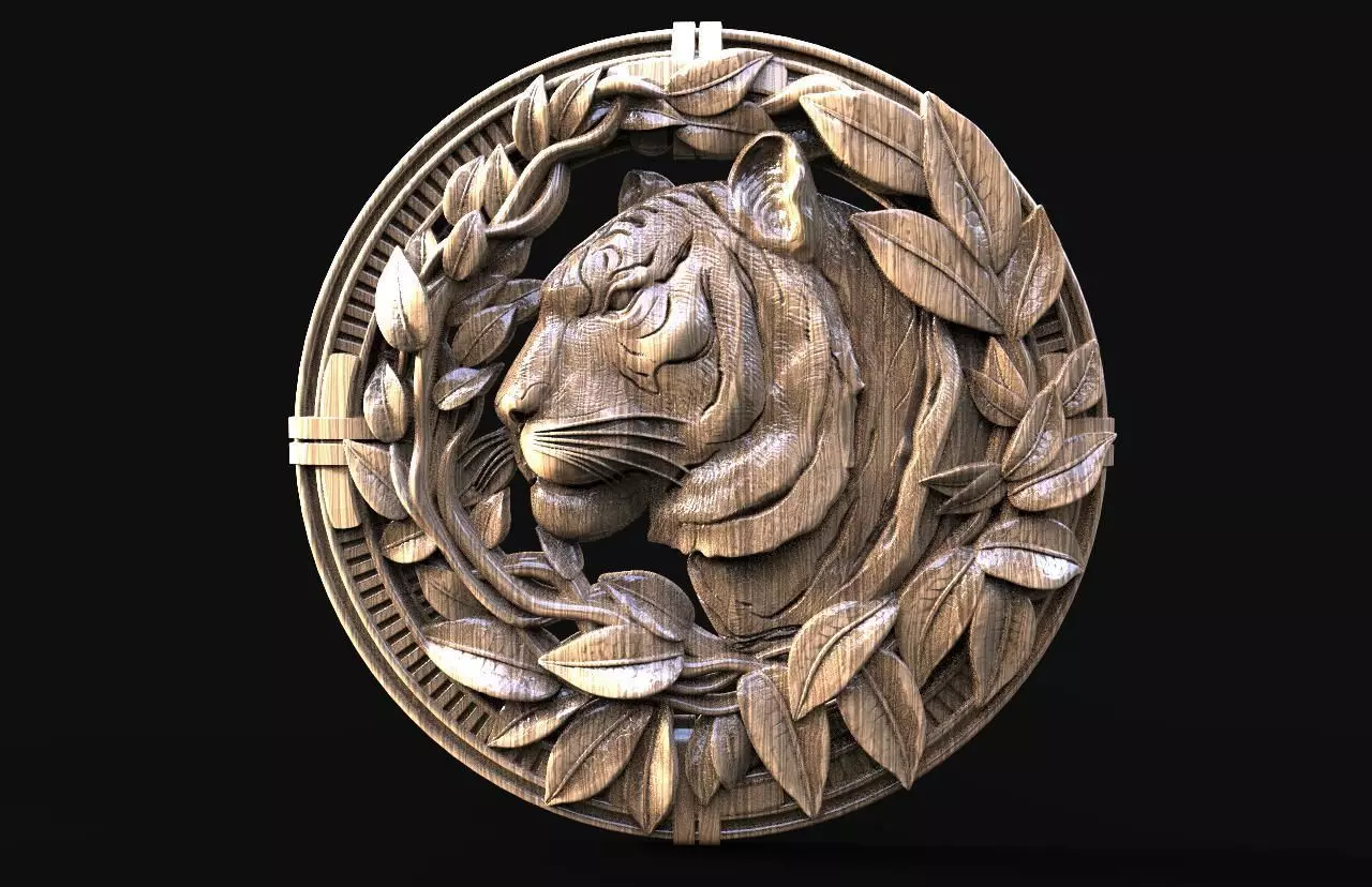 Tiger CNC 3D print model