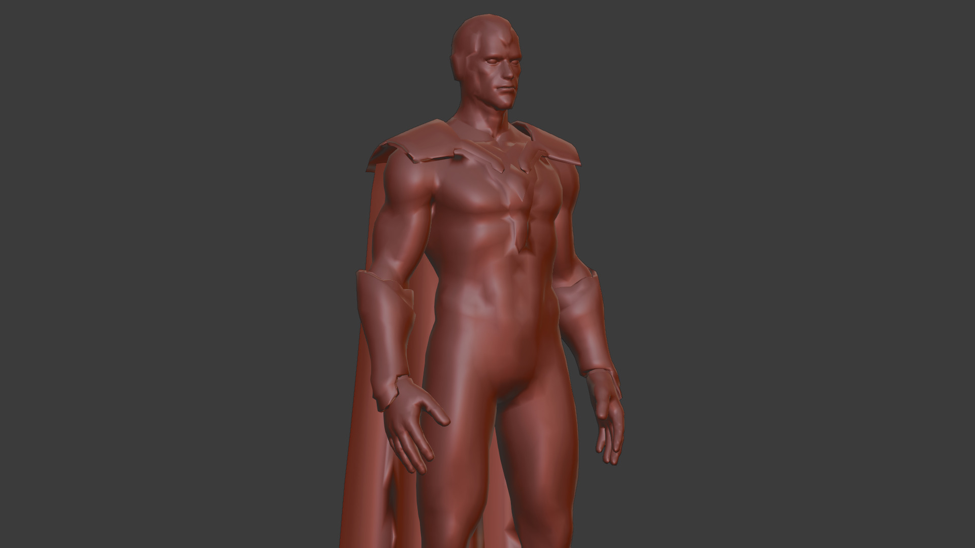 Vision Hero 3D Model High Quality Rigged and Textured Low-poly 3D model_27