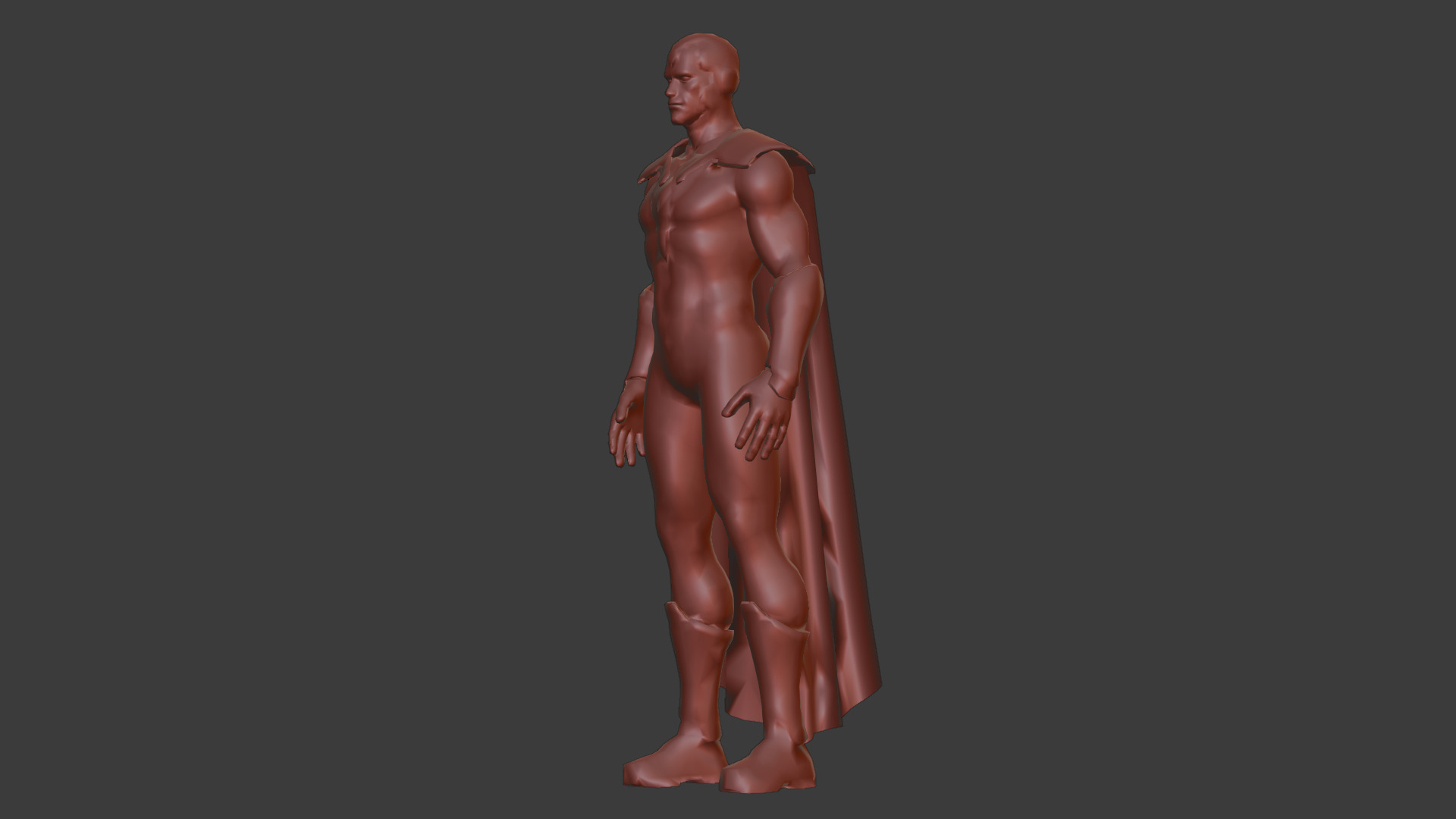 Vision Hero 3D Model High Quality Rigged and Textured Low-poly 3D model_21