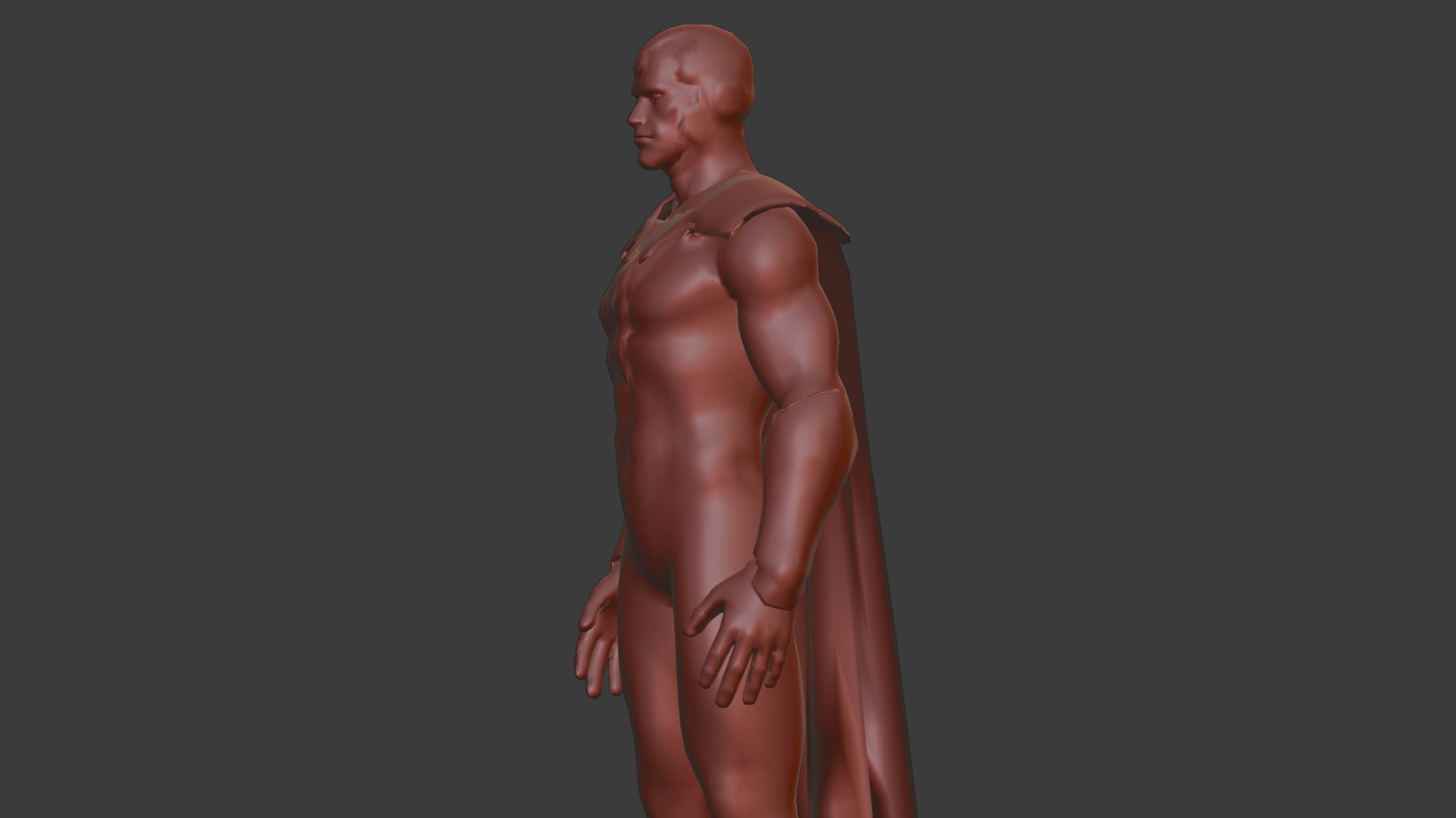 Vision Hero 3D Model High Quality Rigged and Textured Low-poly 3D model_19