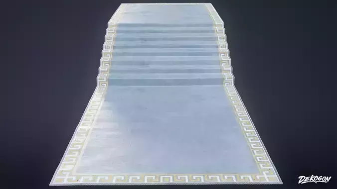 ANCIENT TEMPLE - Courtyard Rugs 01 - LOW POLY