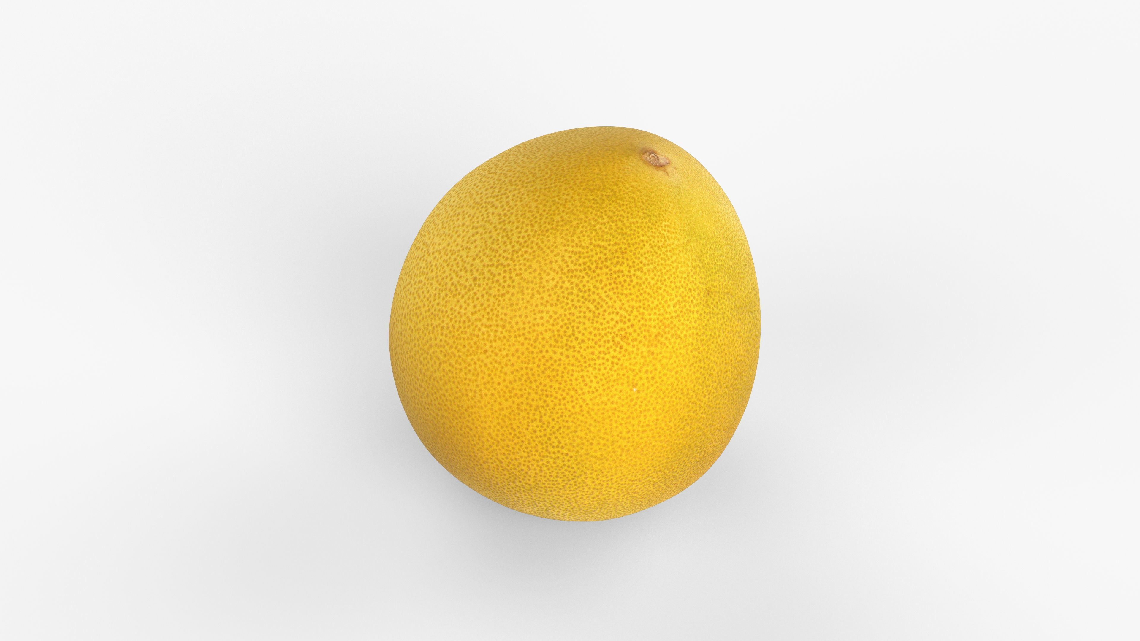 Photorealistic 3D scan of pomelo Low-poly 3D model_9
