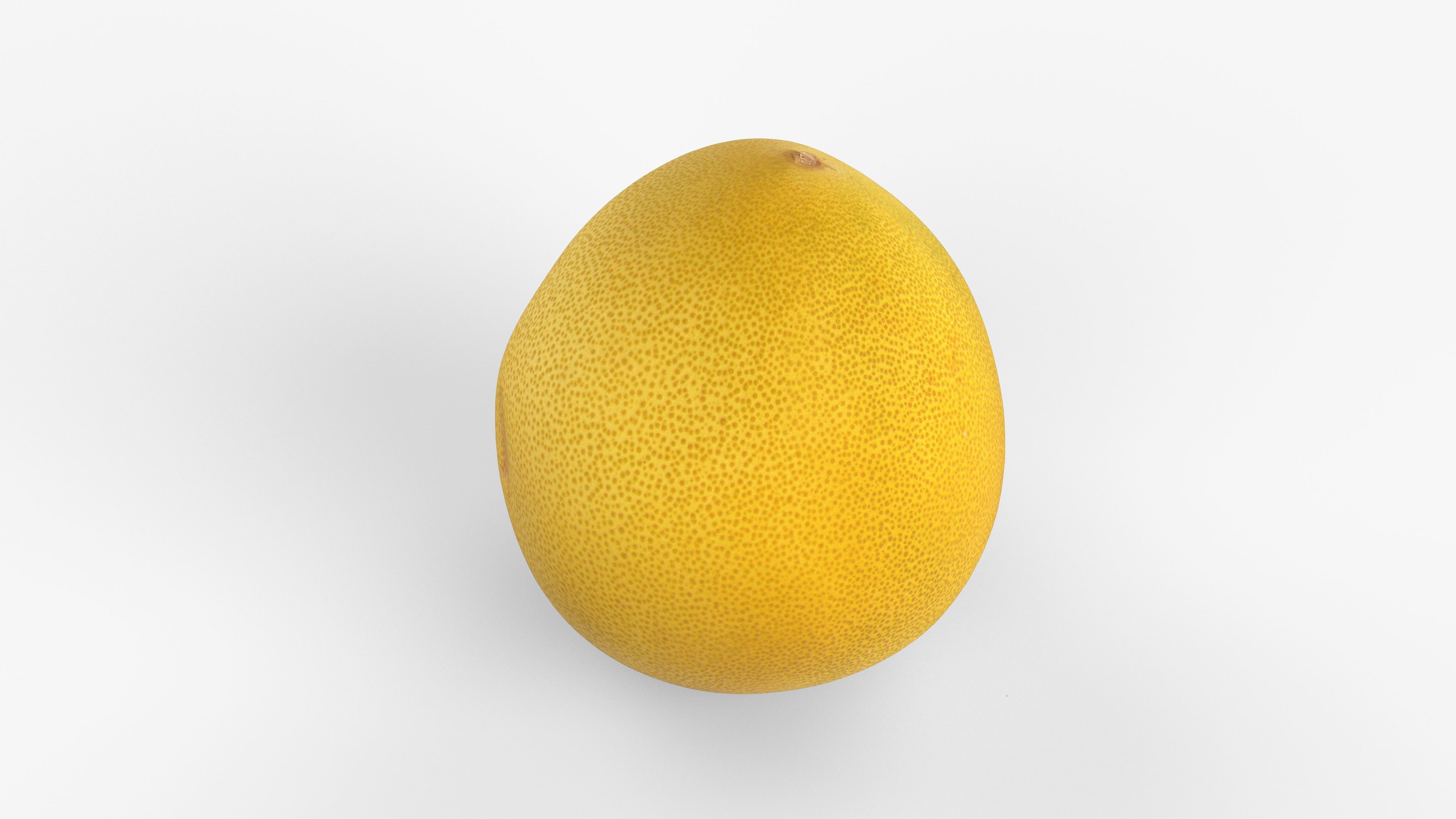 Photorealistic 3D scan of pomelo Low-poly 3D model_8
