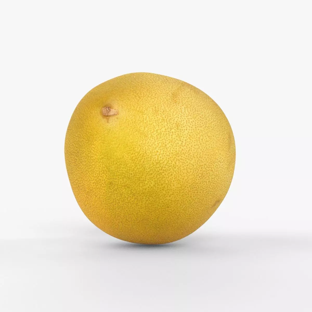 Photorealistic 3D scan of pomelo Low-poly 3D model_0