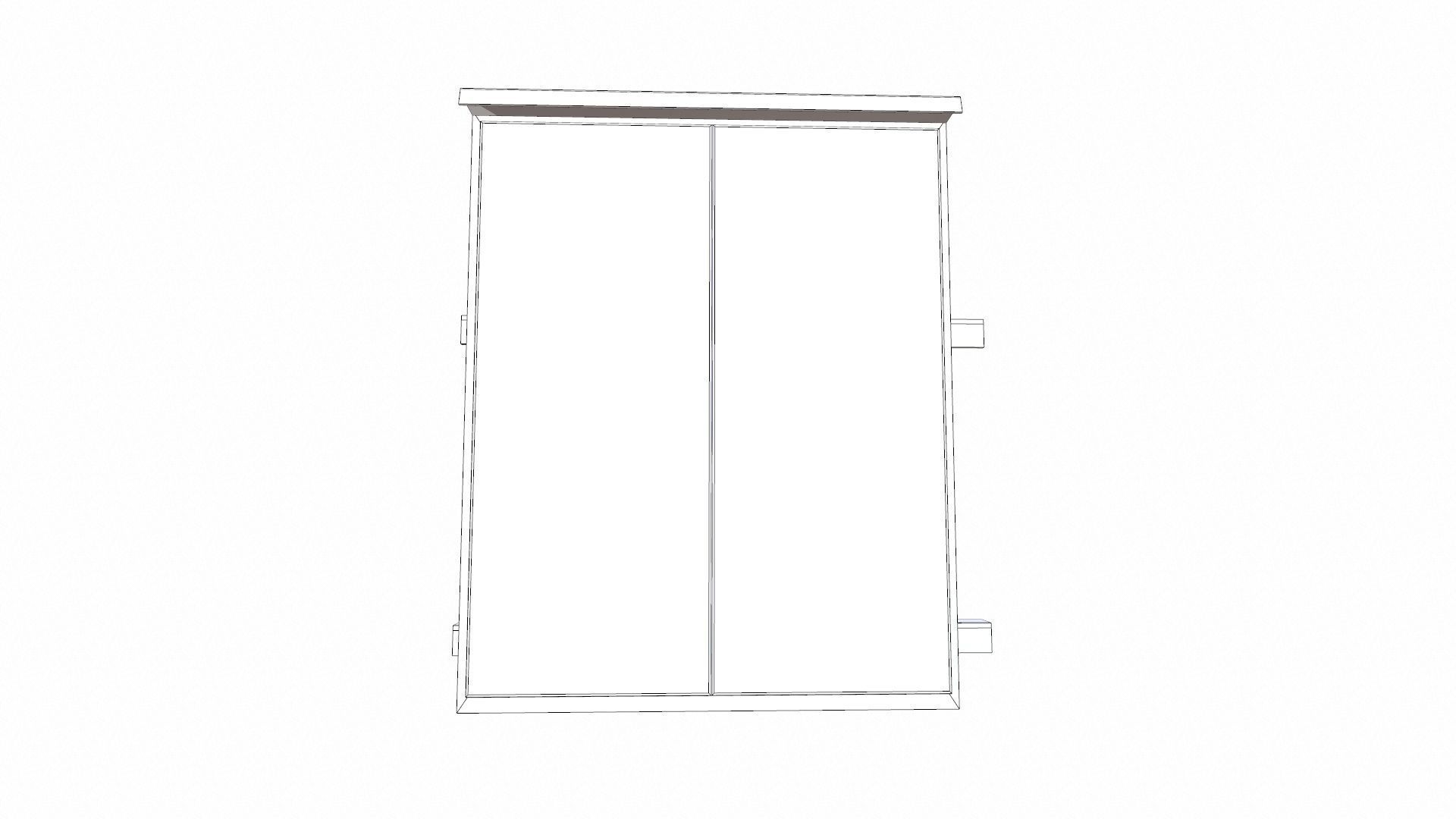 Electrical Panel CT Low-poly 3D model_8