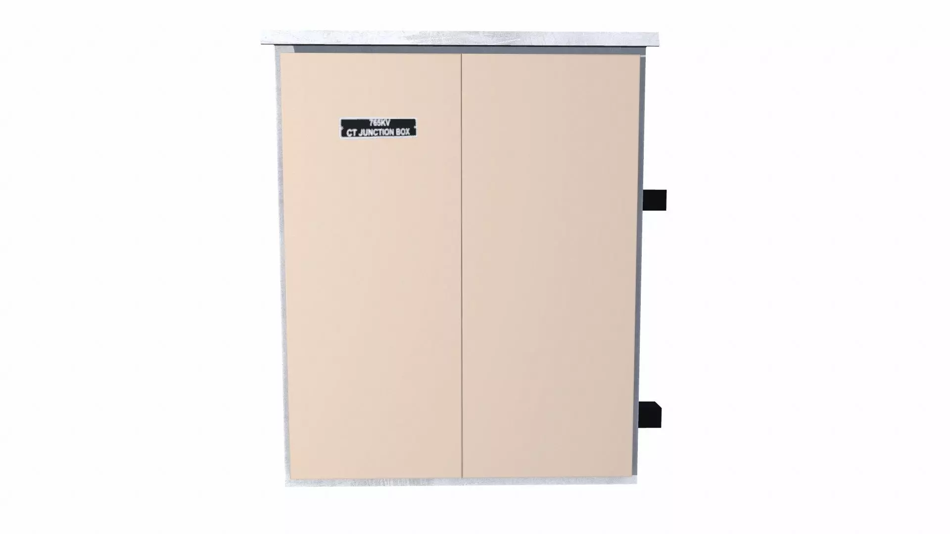 Electrical Panel CT Low-poly 3D model_0