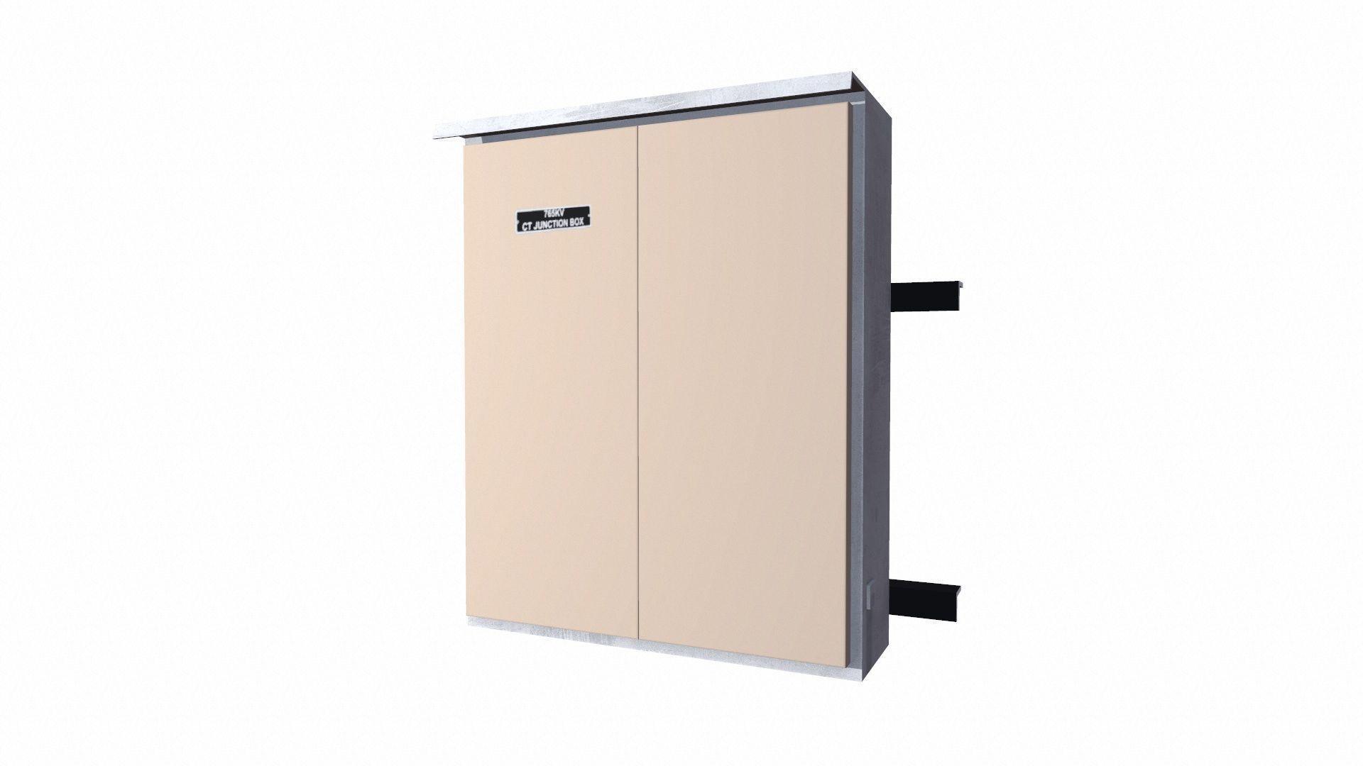 Electrical Panel CT Low-poly 3D model_3