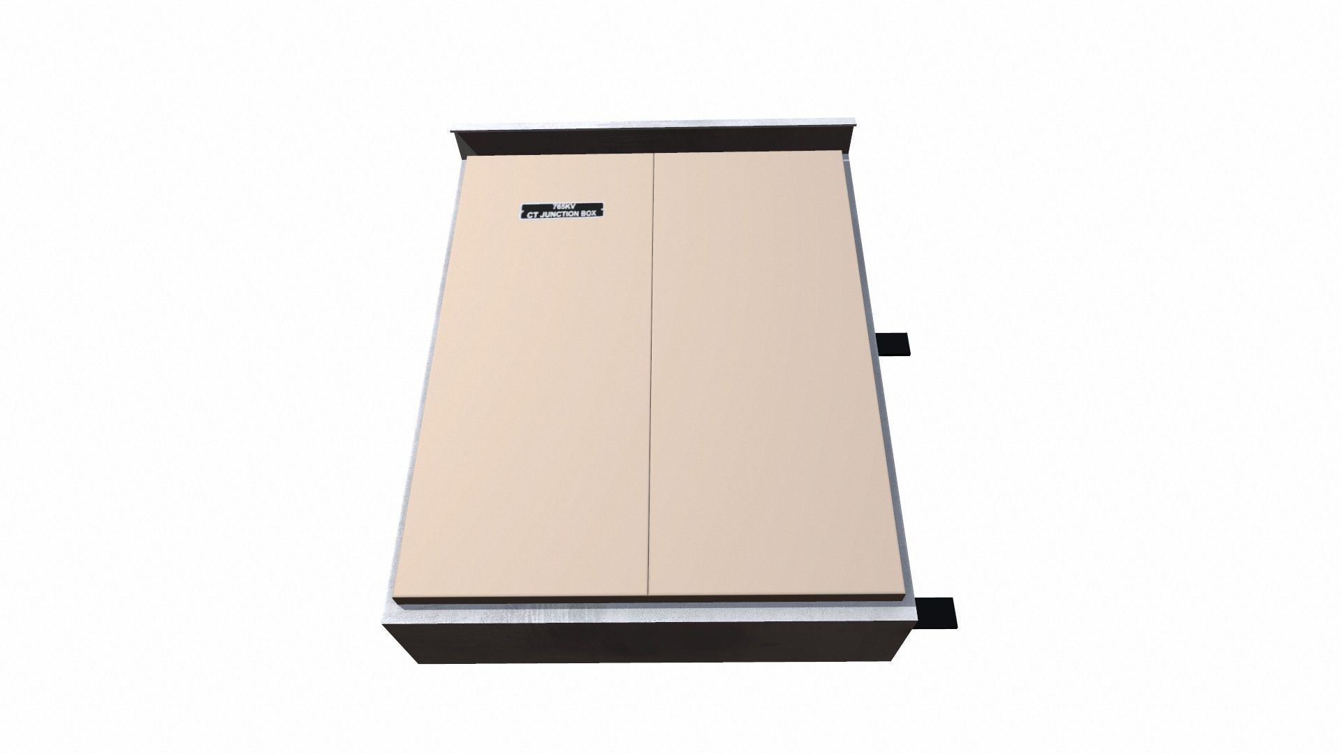 Electrical Panel CT Low-poly 3D model_5