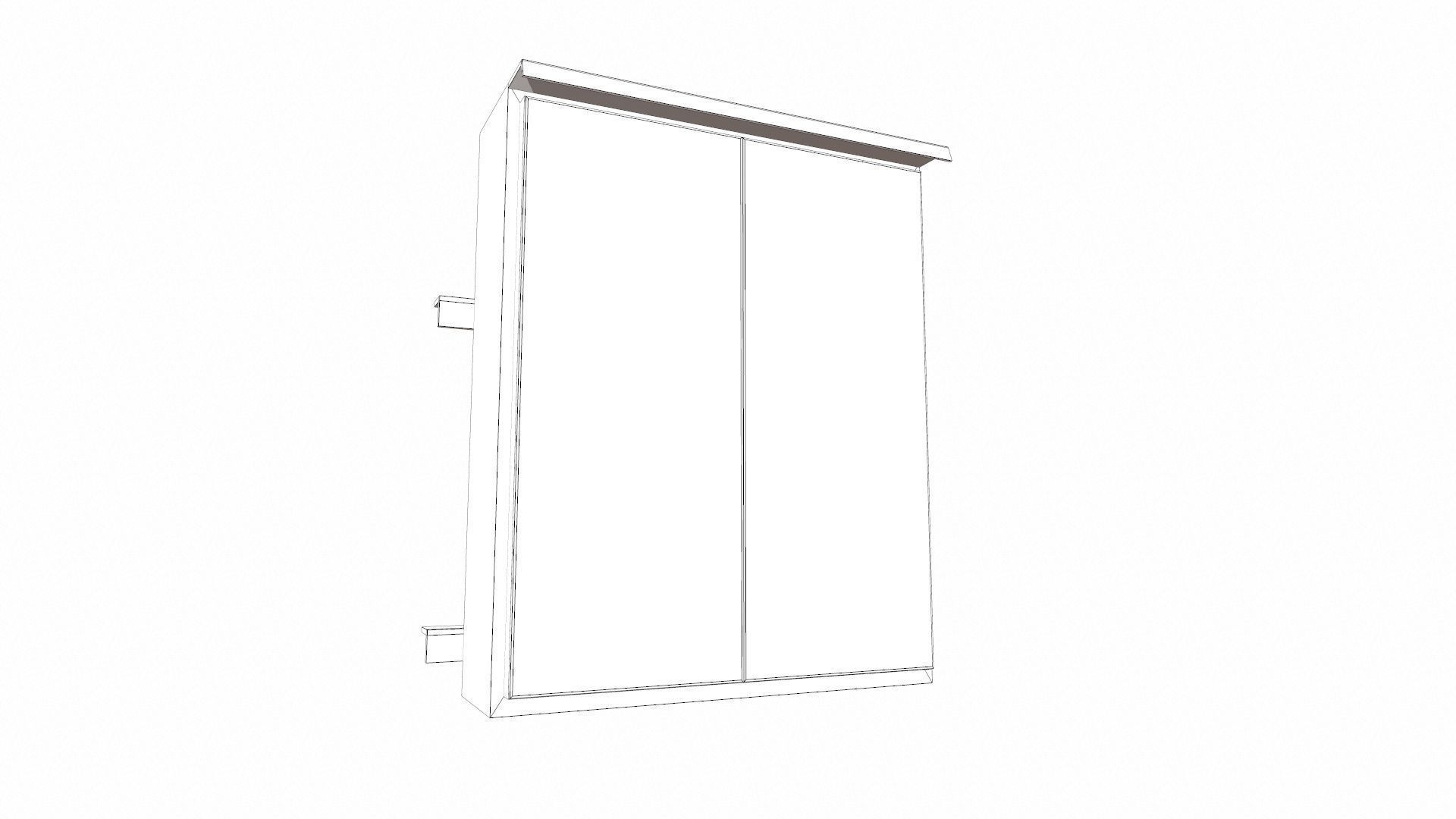 Electrical Panel CT Low-poly 3D model_7