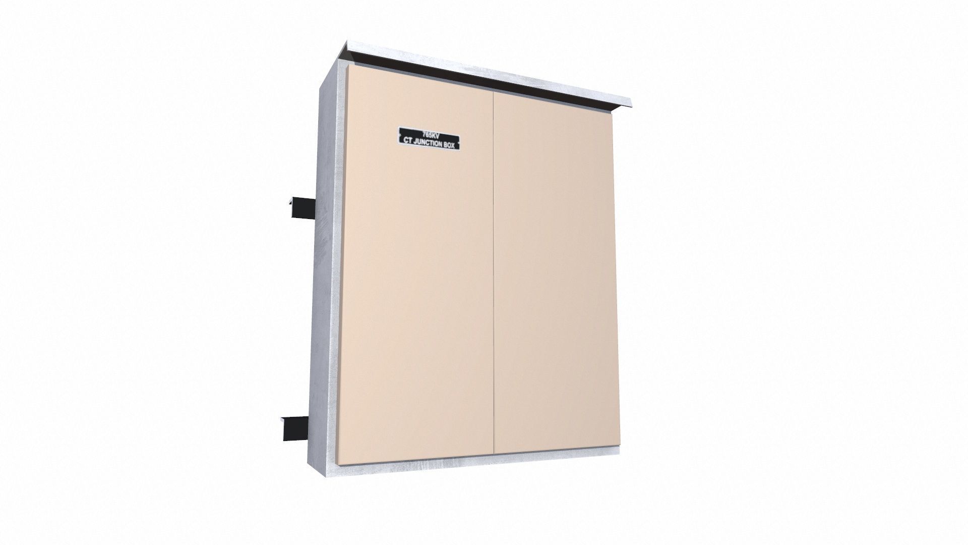 Electrical Panel CT Low-poly 3D model_6