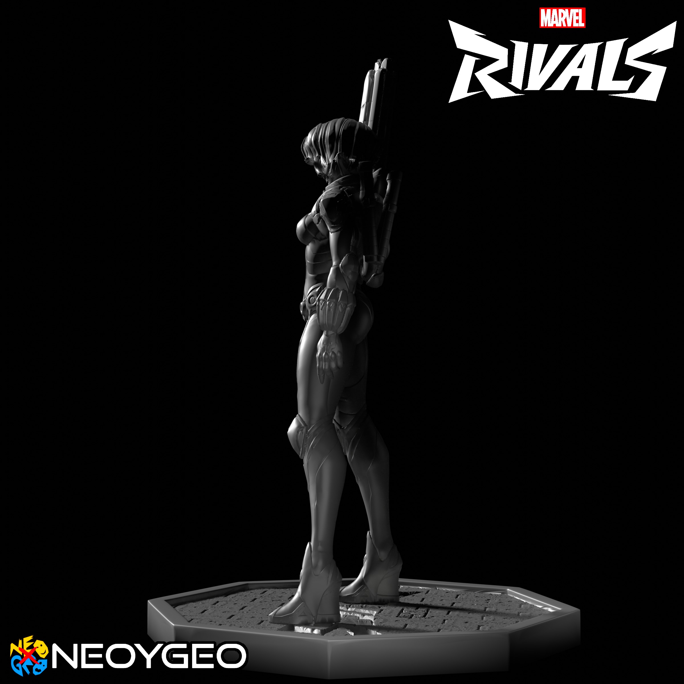 BLACK WIDOW - MARVEL RIVALS 3D model 3D printable | CGTrader