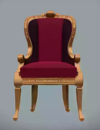 Comfortable Living Room Chair 3D print model