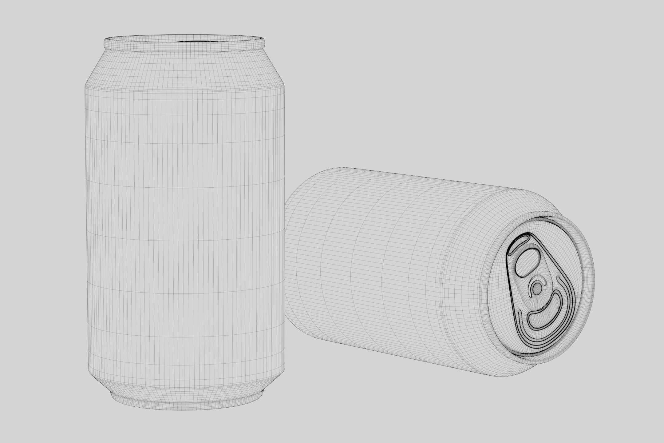Soda Can 330ml Low-poly 3D model_10