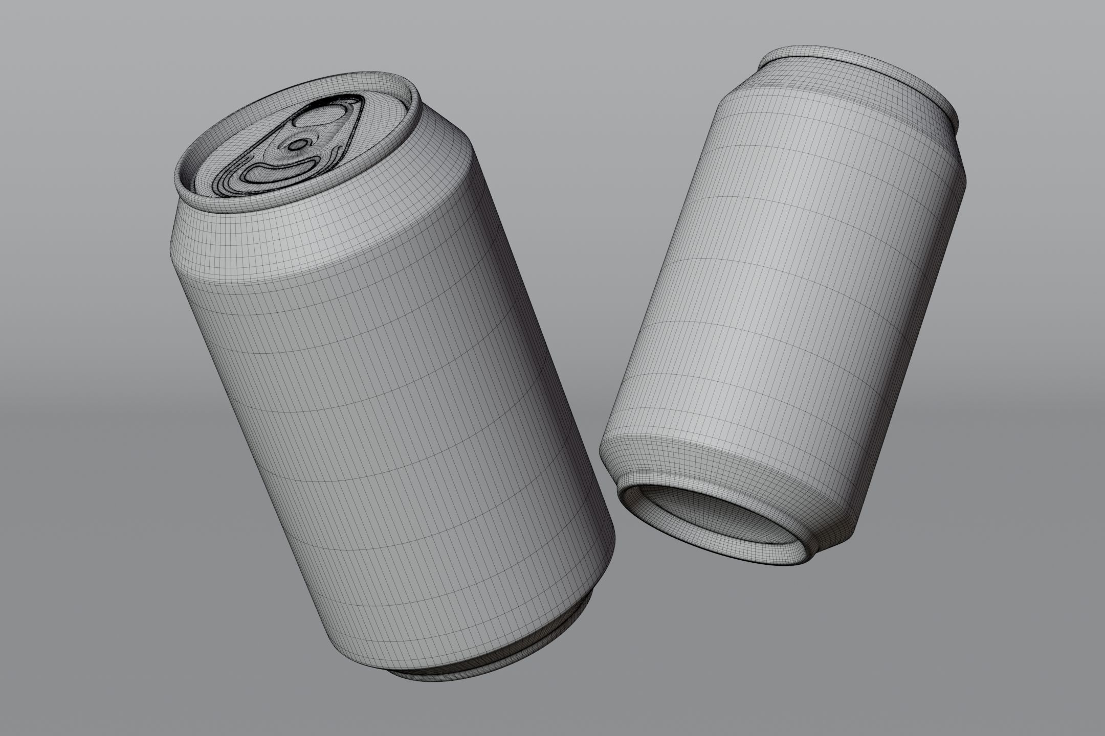 Soda Can 330ml Low-poly 3D model_12
