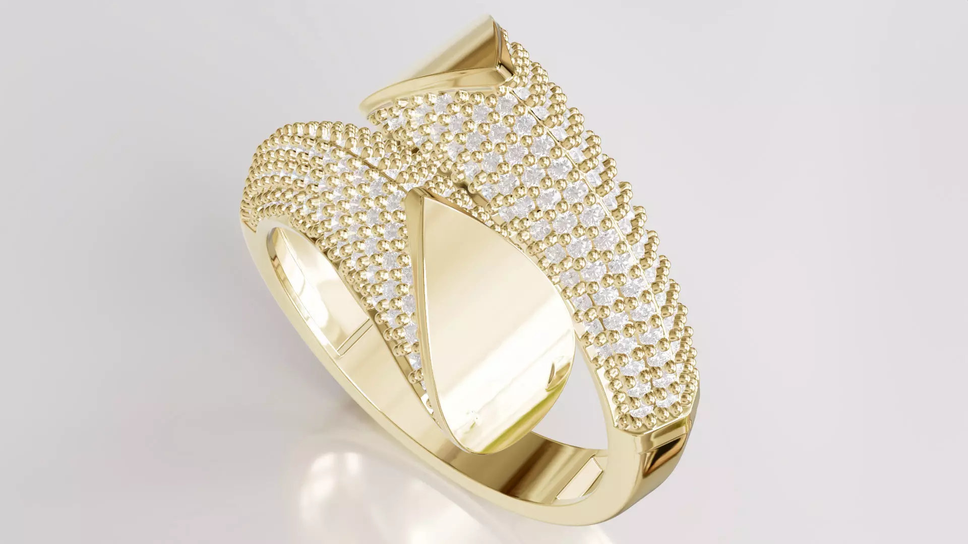 Jewelry Diamond Ring Model RG33 Free 3D print model