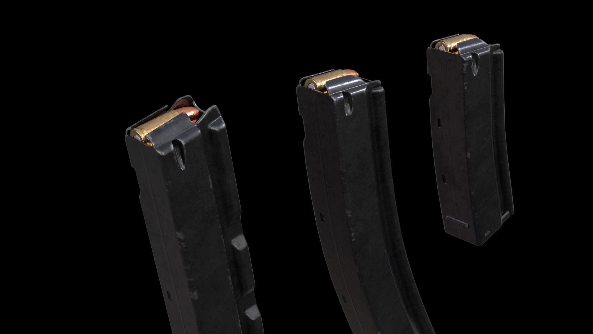 MP5A4 MP5SD5 with Silencer Scope Mount Rail Grip Low-poly 3D model_18