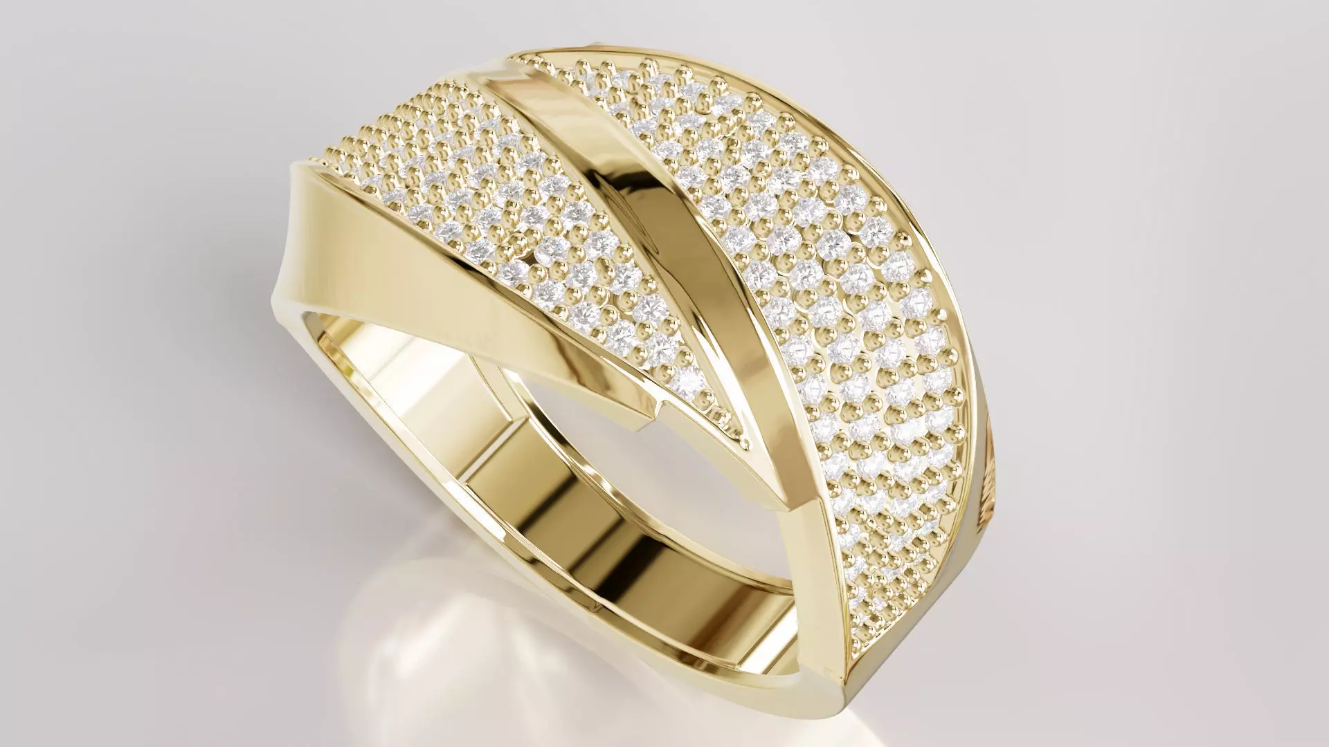Jewelry Diamond Ring Model RG37 Free 3D print model