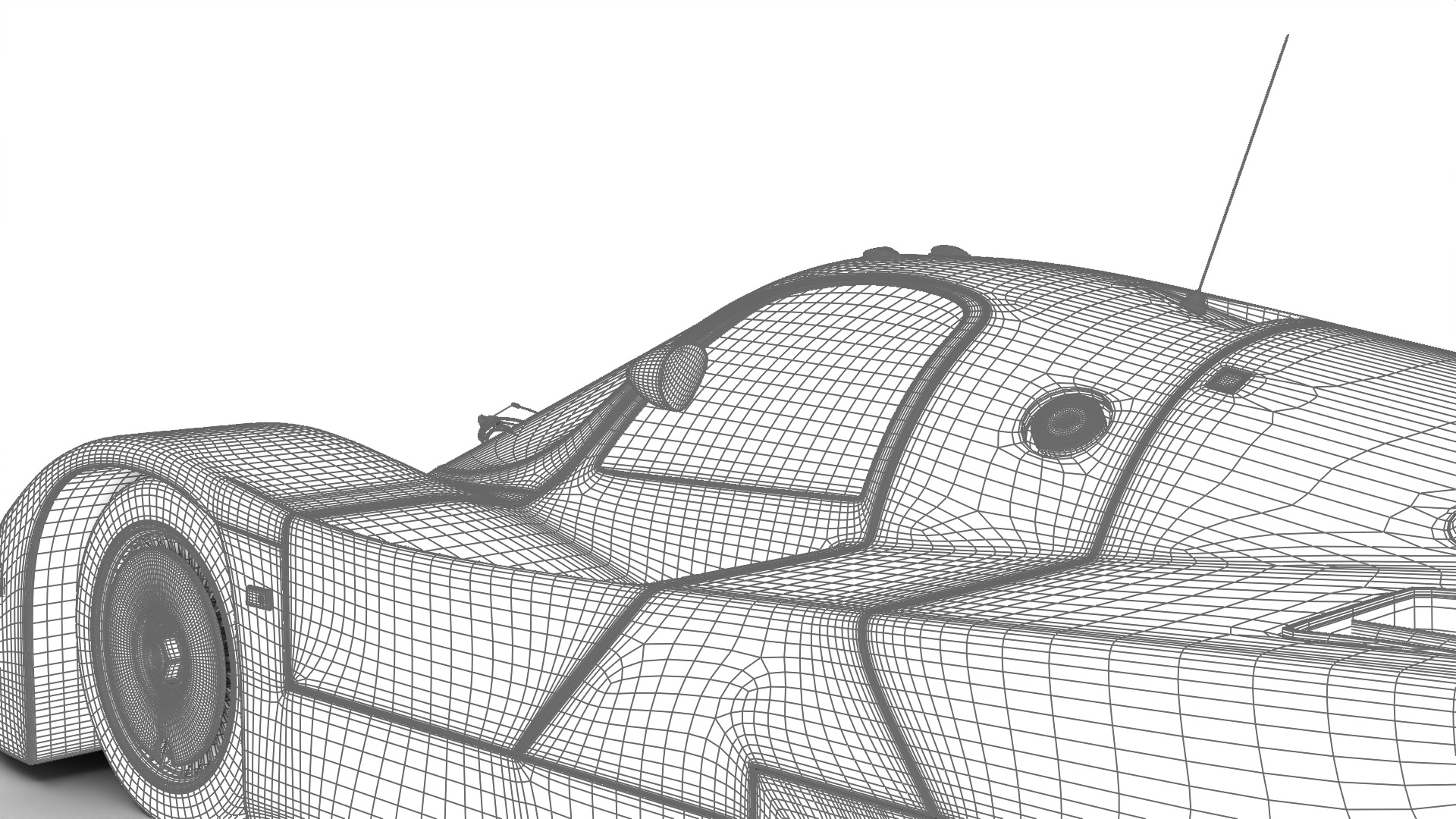 Porsche 956 Group C 1982 Rothmans Racing 3d model 3D model_42