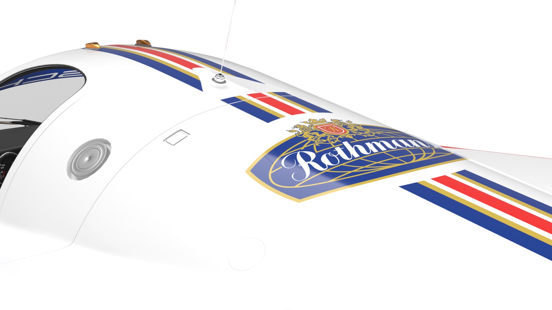 Porsche 956 Group C 1982 Rothmans Racing 3d model 3D model_20