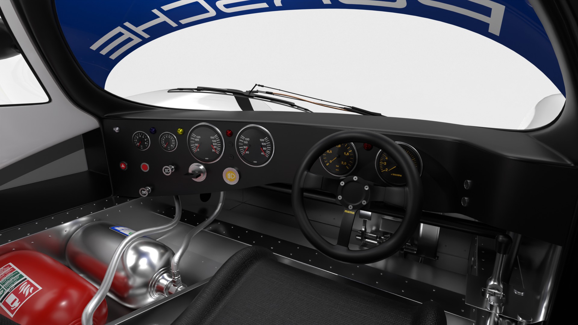 Porsche 956 Group C 1982 Rothmans Racing 3d model 3D model_21