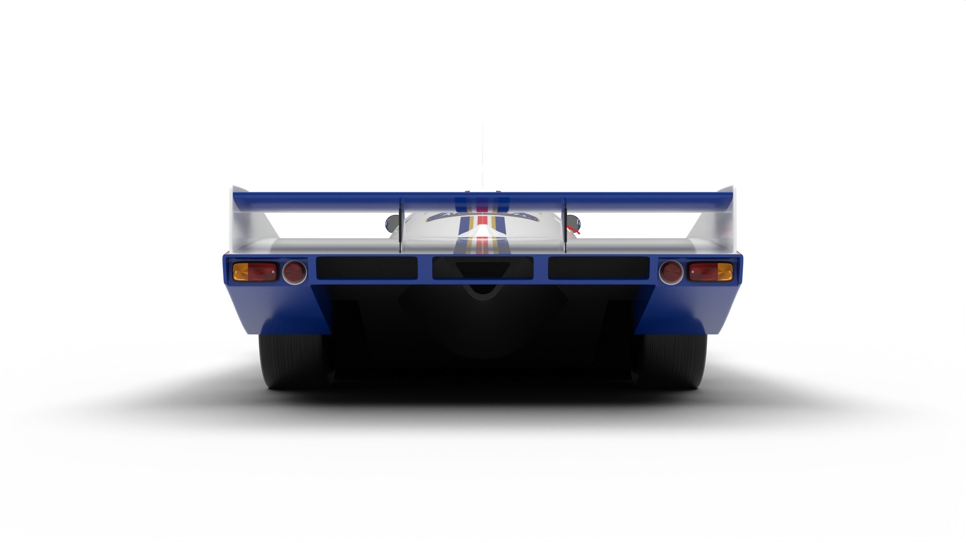 Porsche 956 Group C 1982 Rothmans Racing 3d model 3D model_13