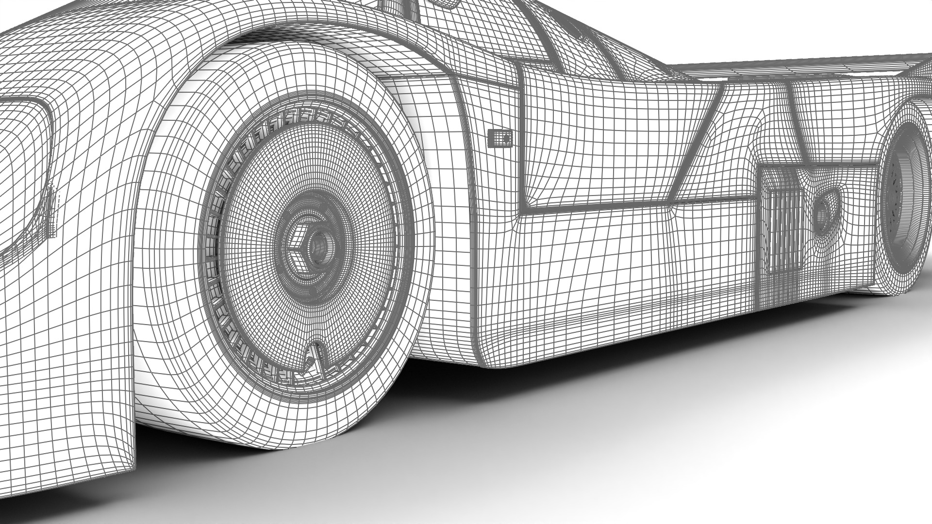 Porsche 956 Group C 1982 Rothmans Racing 3d model 3D model_31