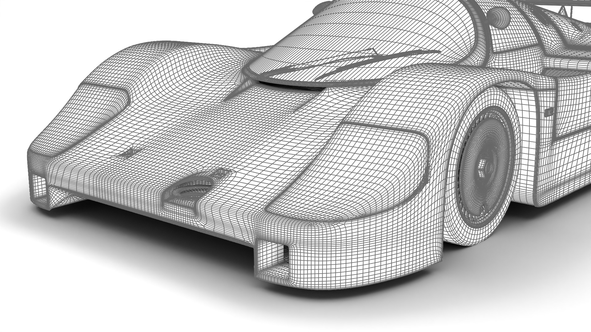 Porsche 956 Group C 1982 Rothmans Racing 3d model 3D model_29