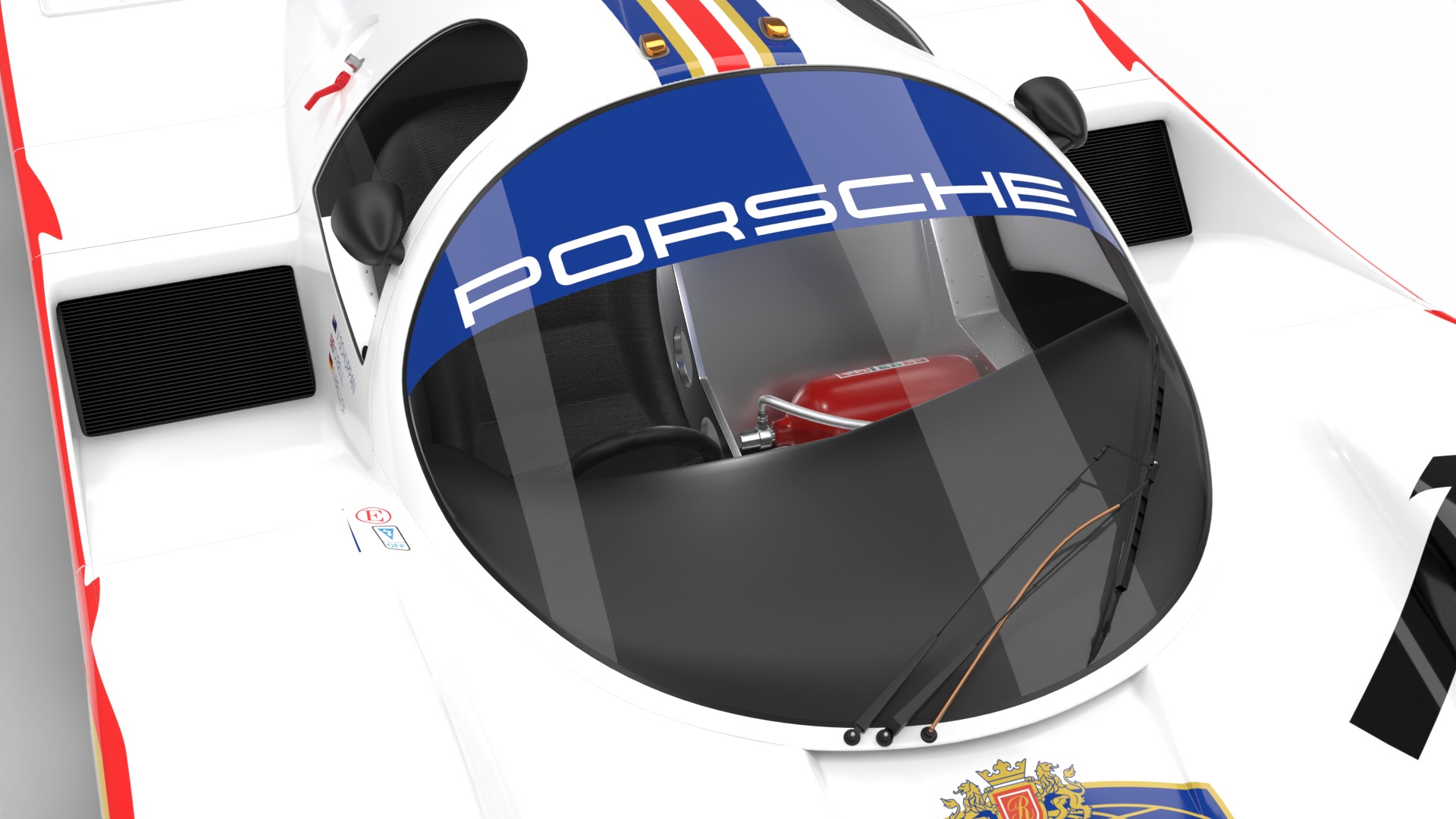 Porsche 956 Group C 1982 Rothmans Racing 3d model 3D model_7