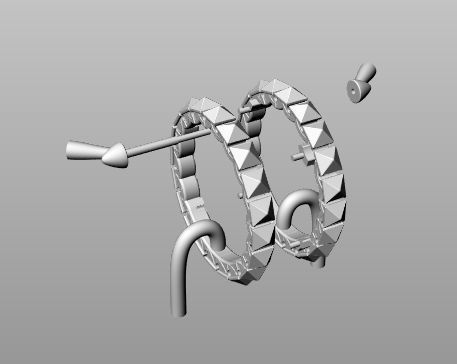 CLASH 2 ring 3D print model_17
