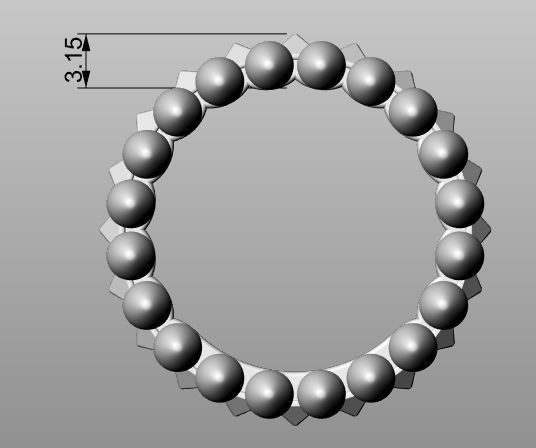 CLASH 2 ring 3D print model_12