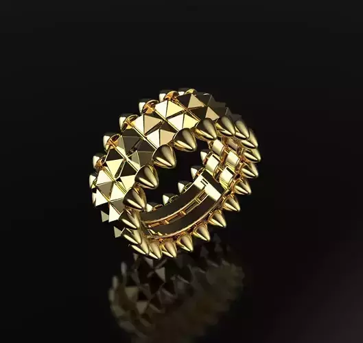 CLASH 2 ring 3D print model