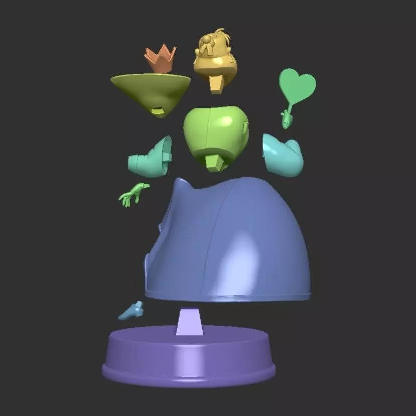 QUEEN OF HEARTS 3D print model_13
