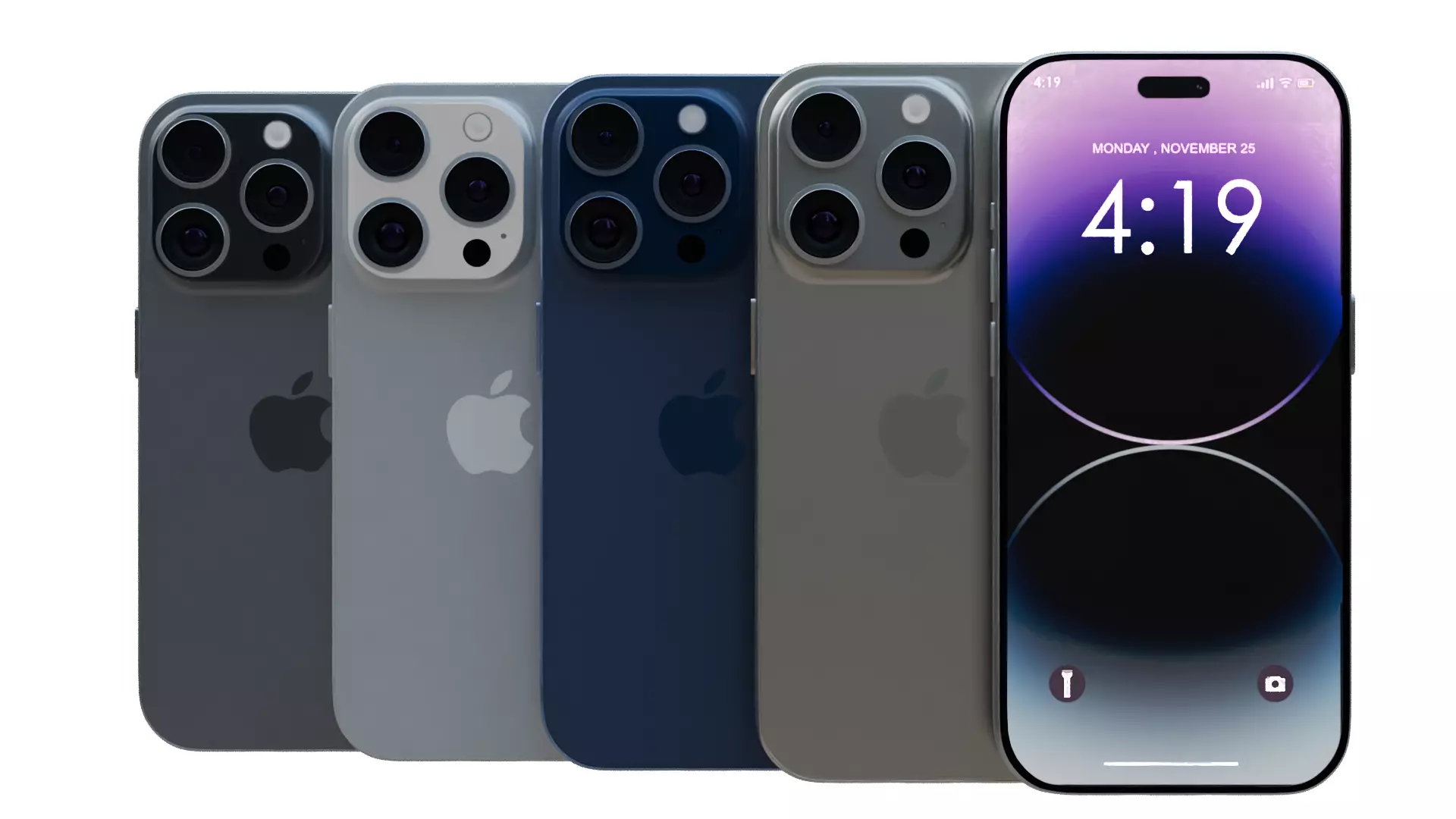 iphone 15 pro max 3d modeling texturing Low-poly 3D model