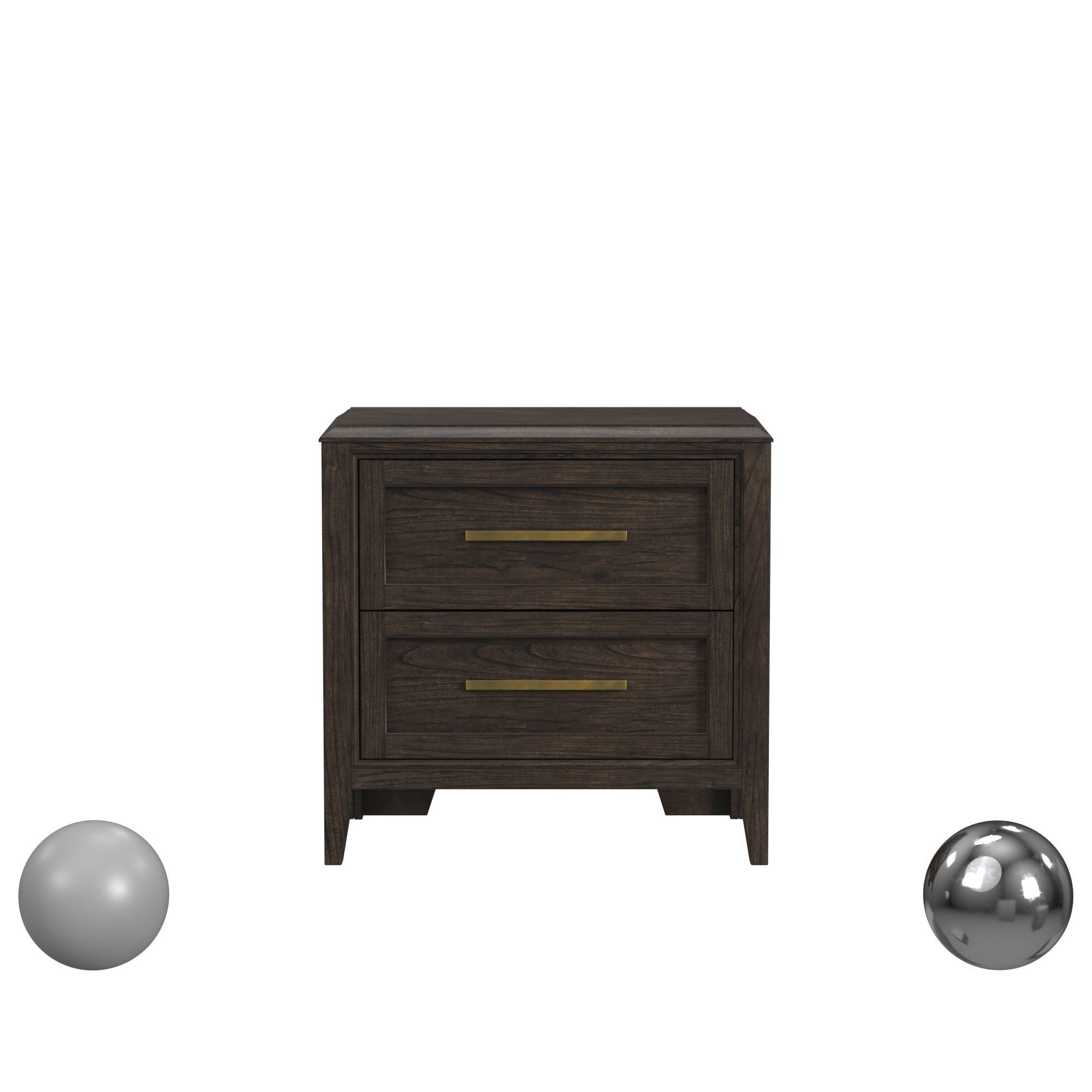 BRN Nightstand 3D model_1