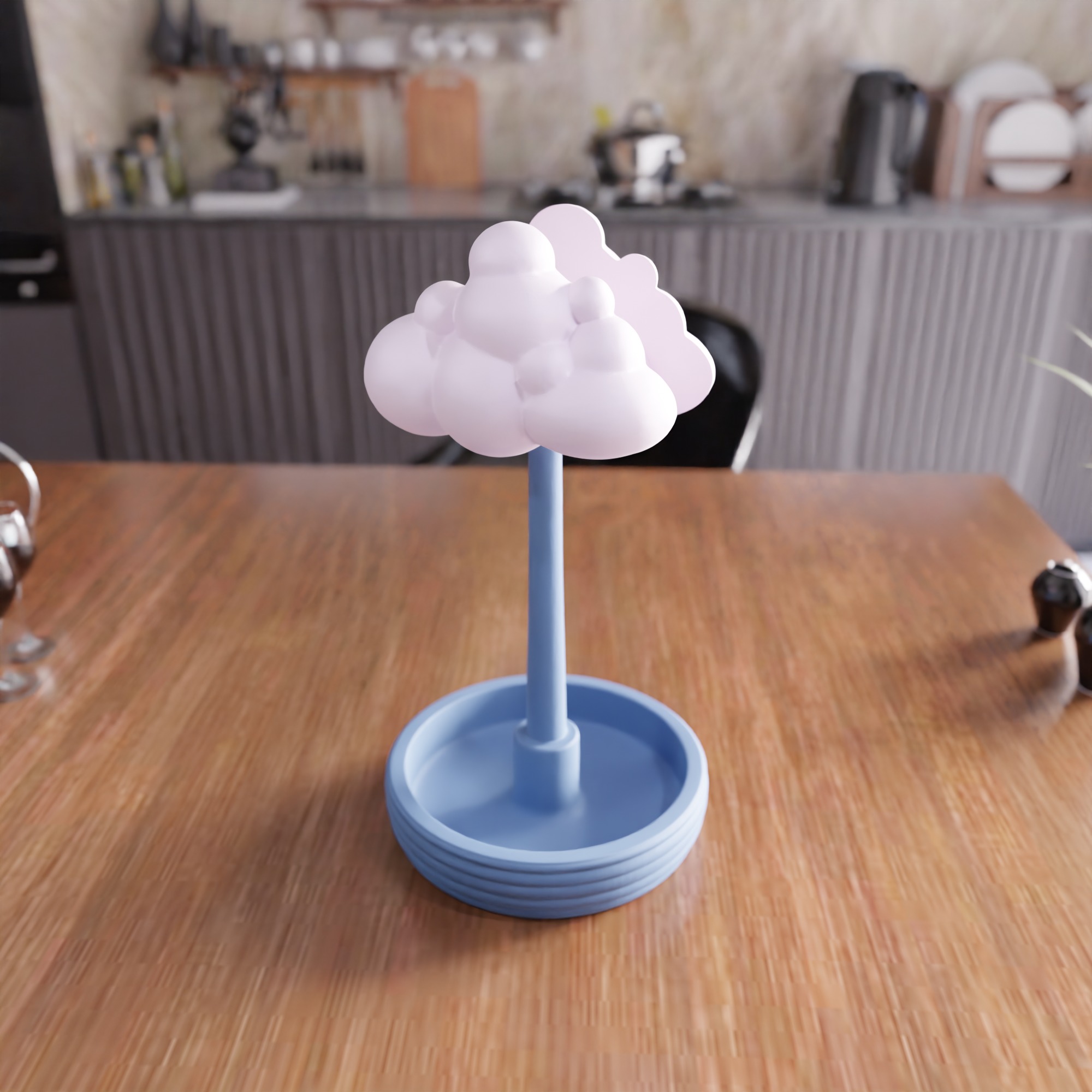 Cloudy Headset Stand - 402 3D print model_4