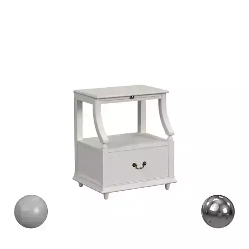 Butler Danielle Marble Nightstand 3D model