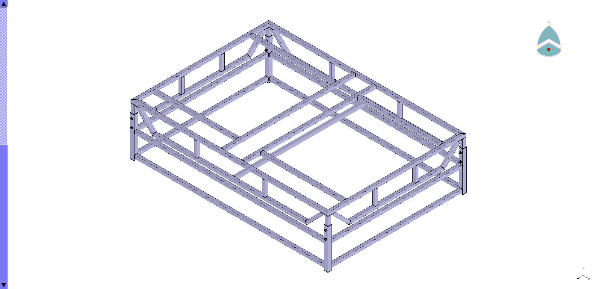 Adjustable table 3d model  Free 3D model_3
